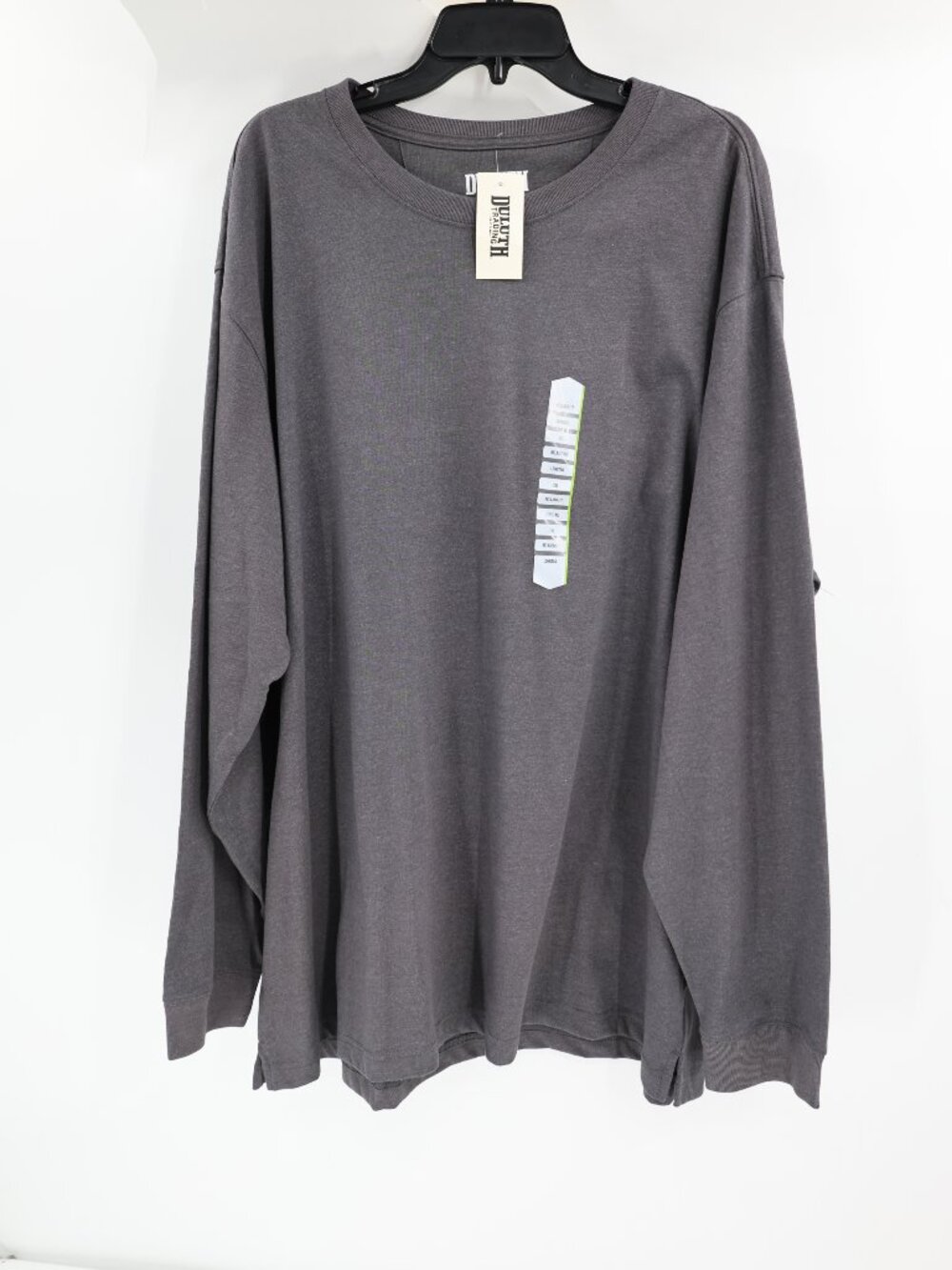 NWT Duluth Trading Shirt Mens 2XL Longtail T Relaxed Fit Long Sleeve Crew neck